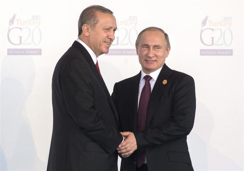 Poetin weigert contact met Erdogan
