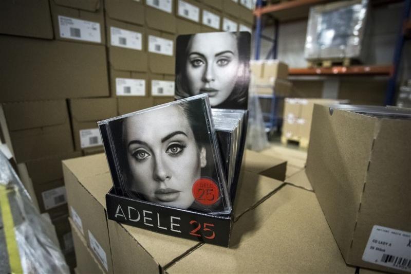 Adele domineert albumlijst