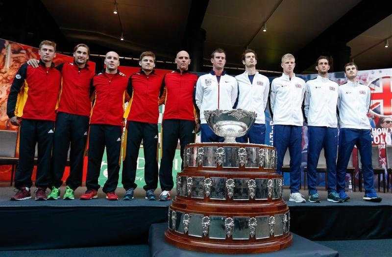 Belgen en Britten jagen op Daviscuptitel