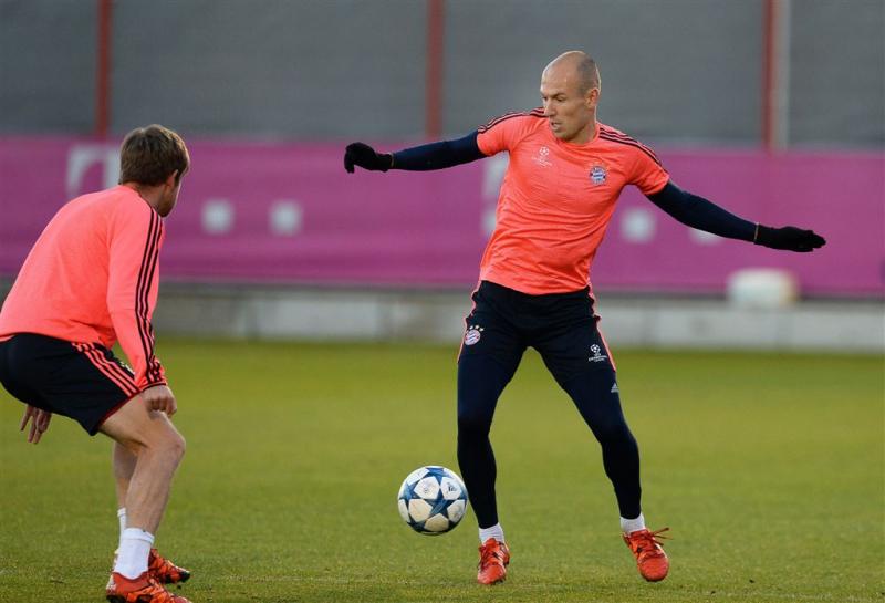 Robben ontbeekt bij Bayern