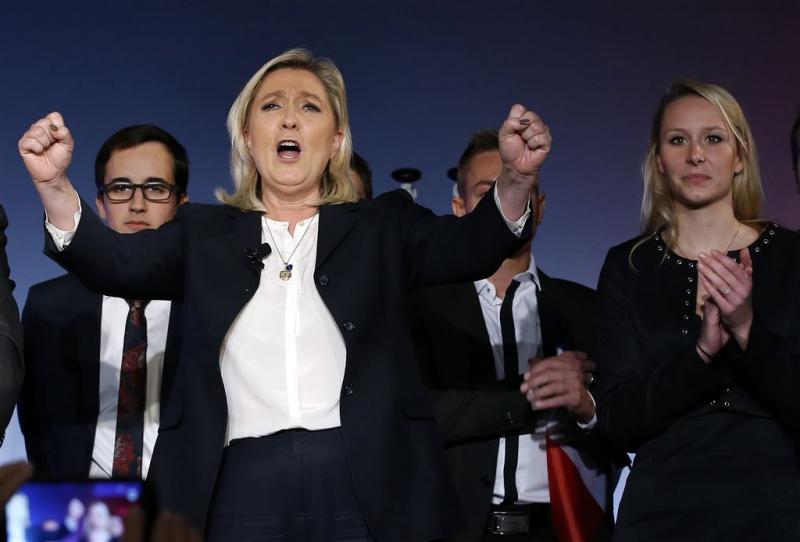 Alle ogen gericht op Marine Le Pen