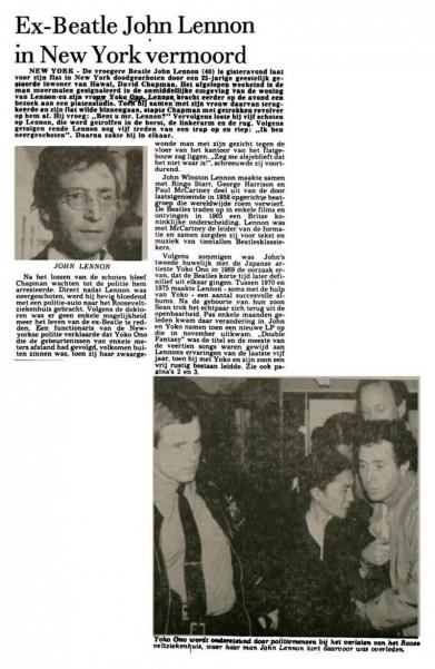 Uit de Leeuwarder Courant van 9 december 1980