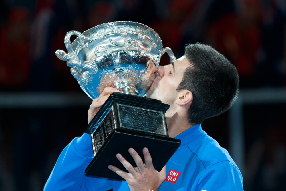 Djokovic na het winnen van de Australian Open (Pro Shots / Action Images)