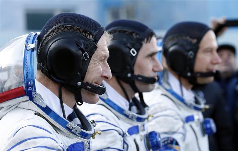 Astronauten aangekomen bij ruimtestation ISS
