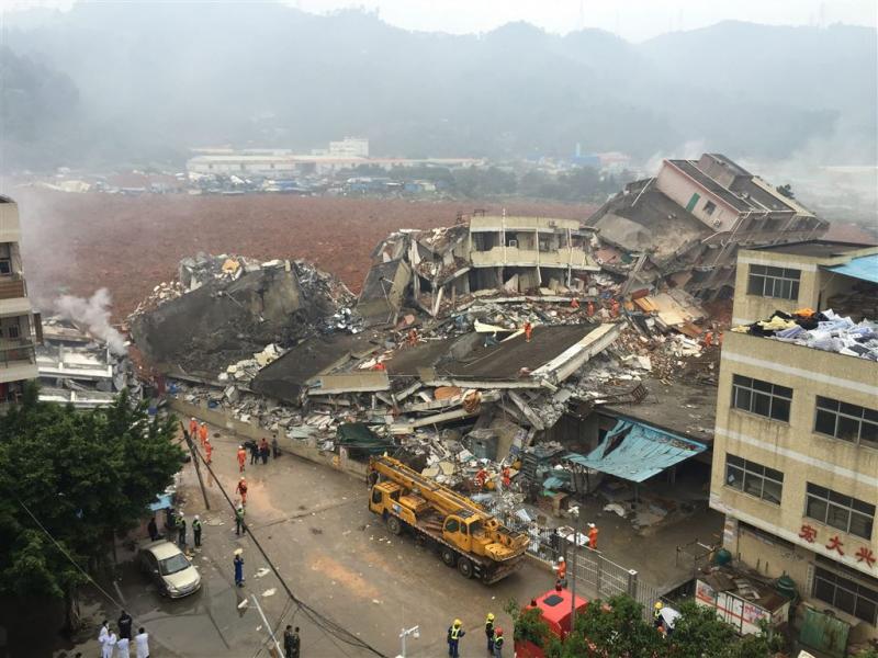 Ruim 90 vermisten na aardverschuiving China