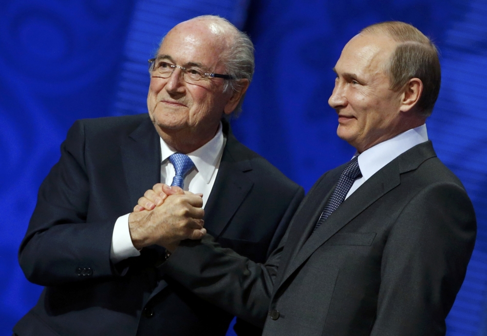 Blatter en Putin kunnen het prima vinden (Pro Shots / Action Images)