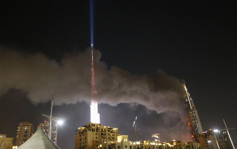 Geen gewonden bij  brand Dubai
