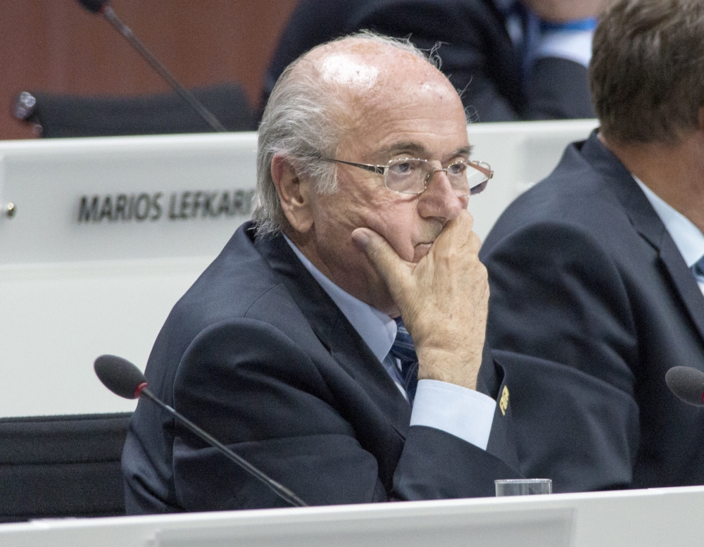 Het waren zware tijden voor Blatter (Pro Shots / Zuma Sports Wire)