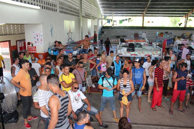 Vertrek Cubaanse vluchtelingen uit Costa Rica 