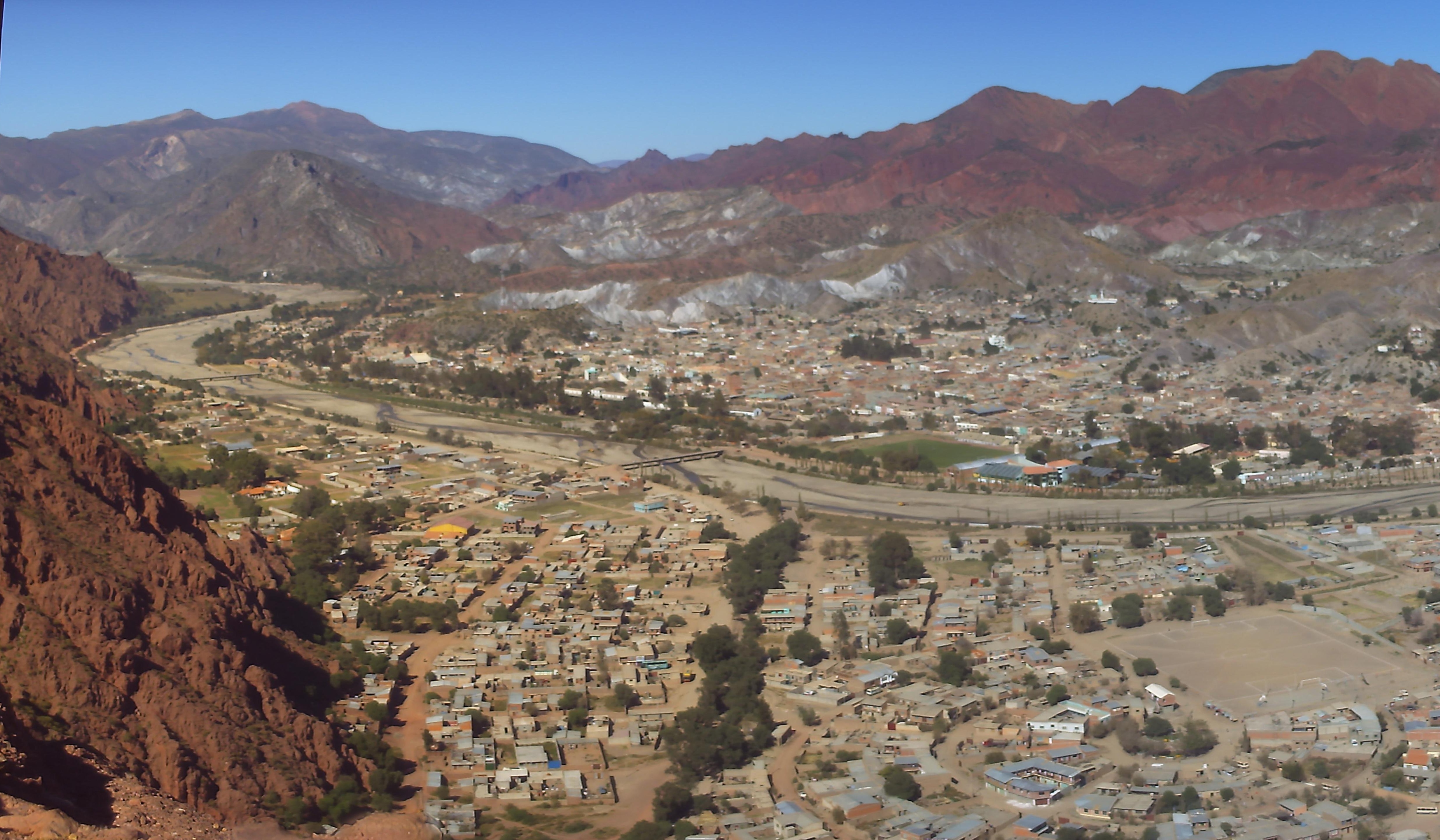 De stad Tupiza wordt opnieuw aangedaan (Foto: WikiCommons)