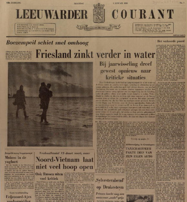 De Leeuwarder Courant van 3 januari 1966