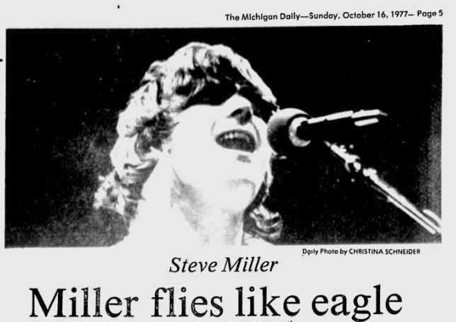 Uit de Michigan Daily van 16 oktober 1977