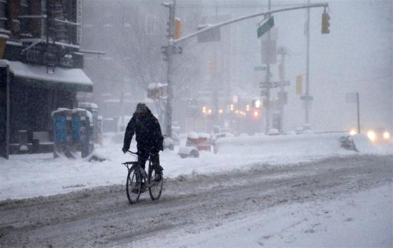 Noodtoestand in New York door sneeuwstorm