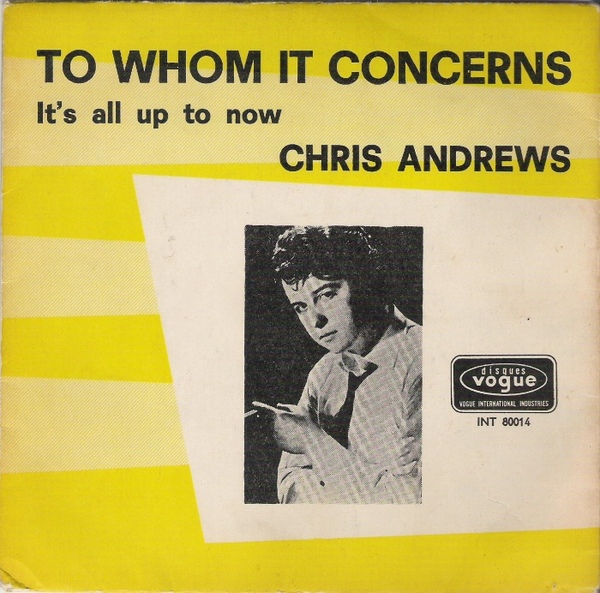 Chris Andrews - To Whom It Concerns
