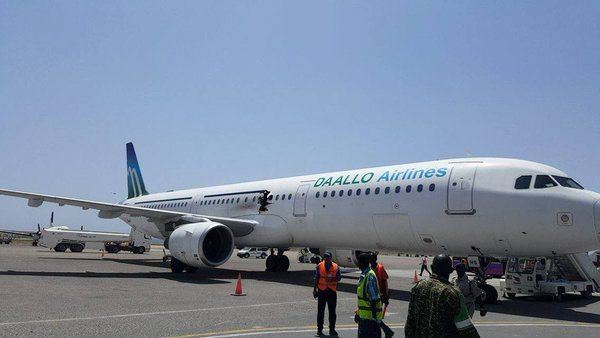 Somalië: bom oorzaak explosie in vliegtuig