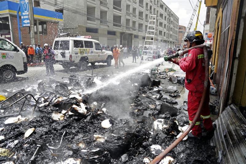 Doden door brandstichting na protest Bolivia