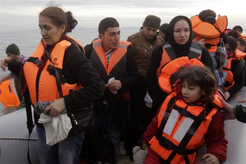 Sterke toestroom vluchtelingen Griekenland