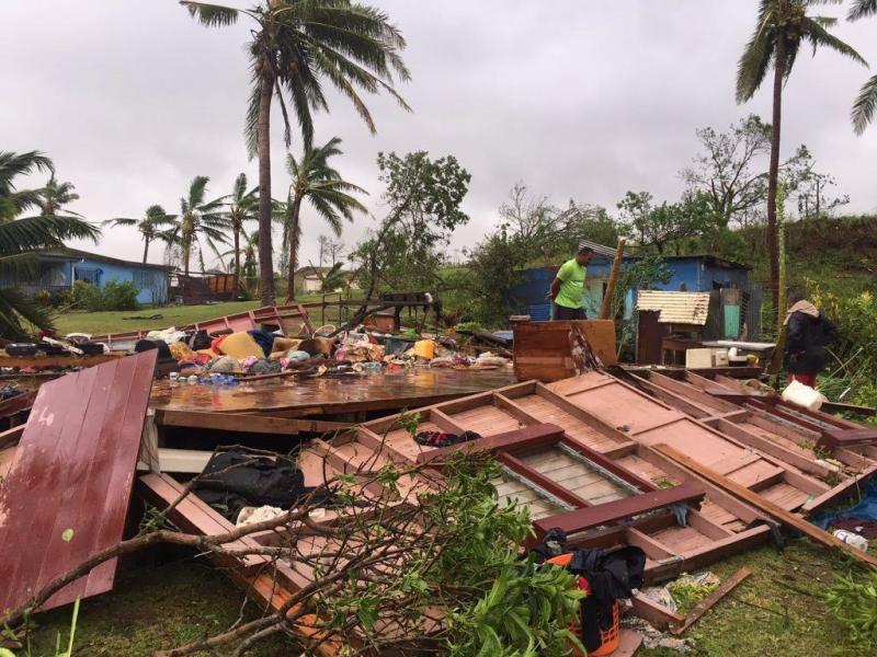 Vijf doden in Fiji door cycloon Winston