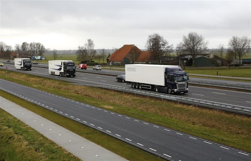 Zelfrijdende vrachtwagens op Vlaamse snelweg