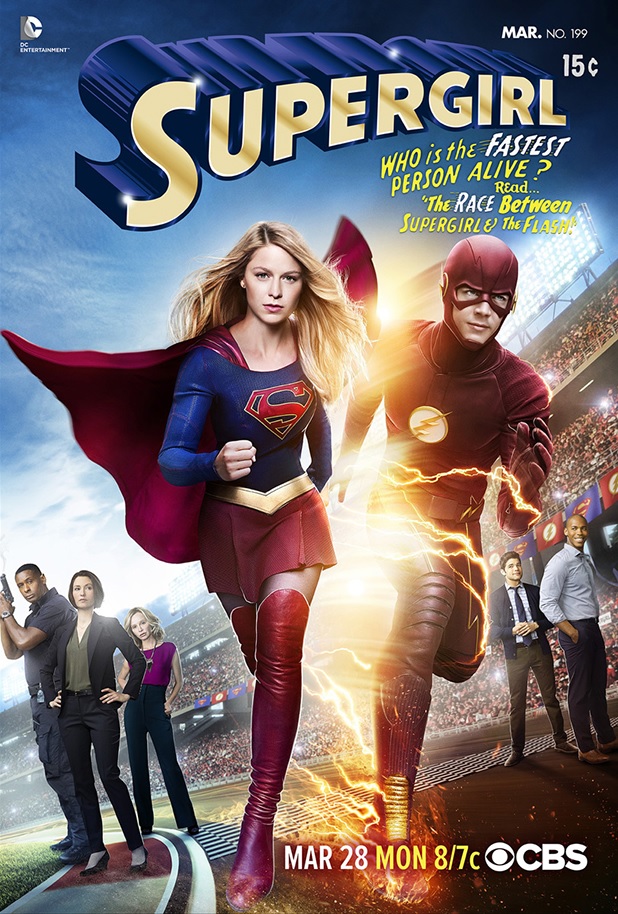 Crossover-poster voor Supergirl en The Flash