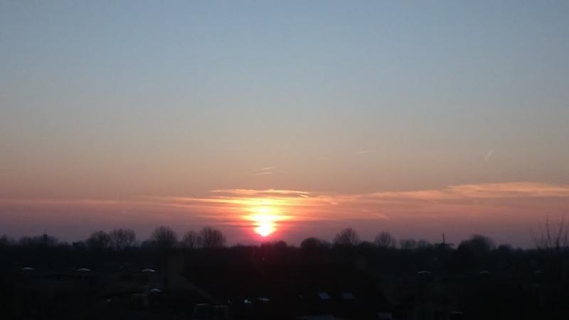 Zonsondergang in Alkmaar 