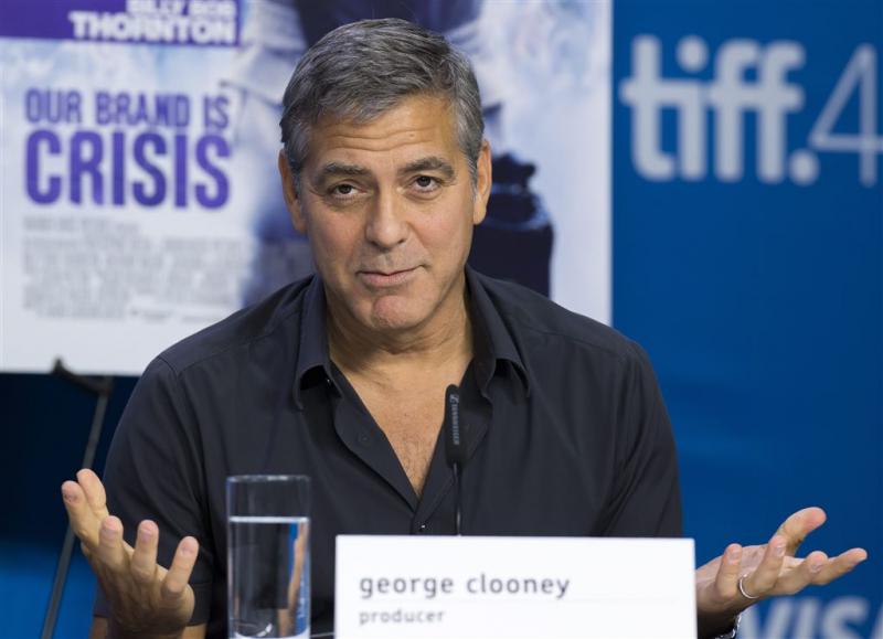 Clooney vindt Trump 'een kleuter'