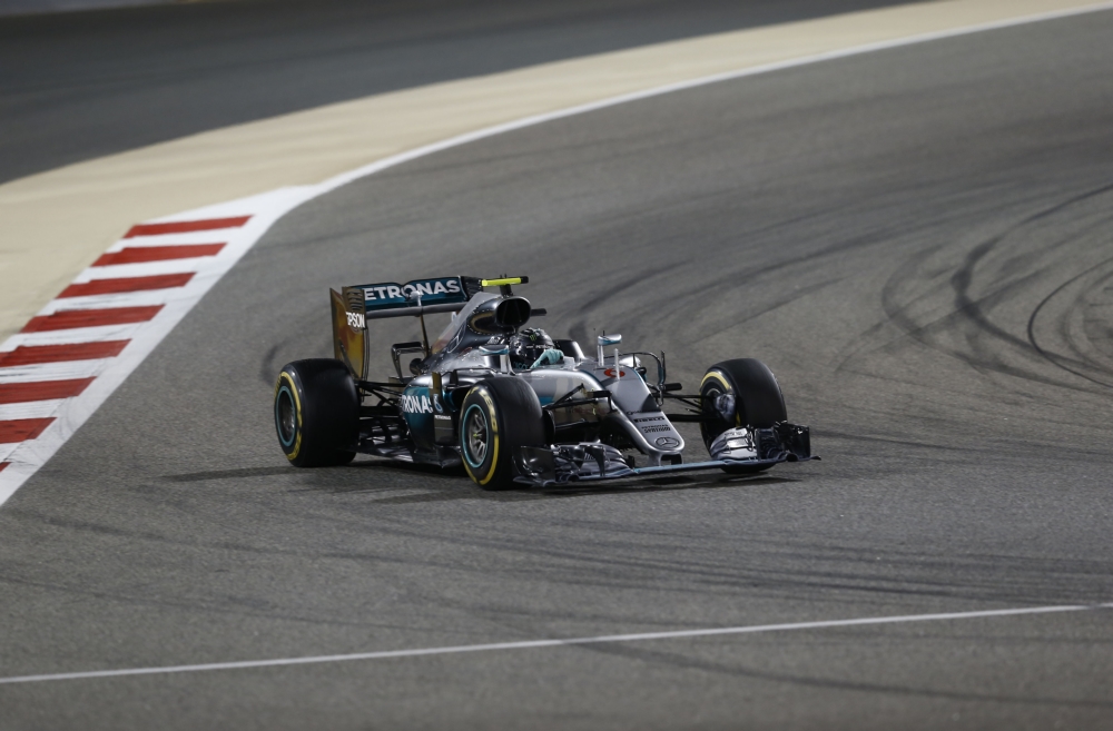 Rosberg op weg naar zijn overwinning (Pro Shots / Zuma Sports Wire)
