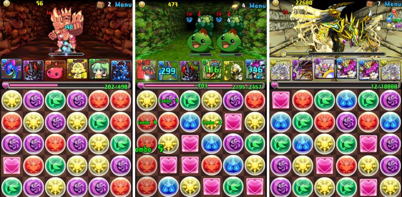 Puzzle & Dragons Gameplay