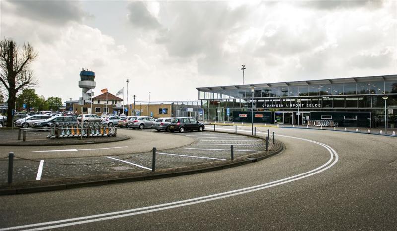 Noodlanding vliegtuigje op Groningen Airport
