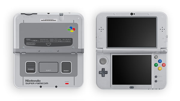 New 3DS XL met Super Famicom-uiterlijk