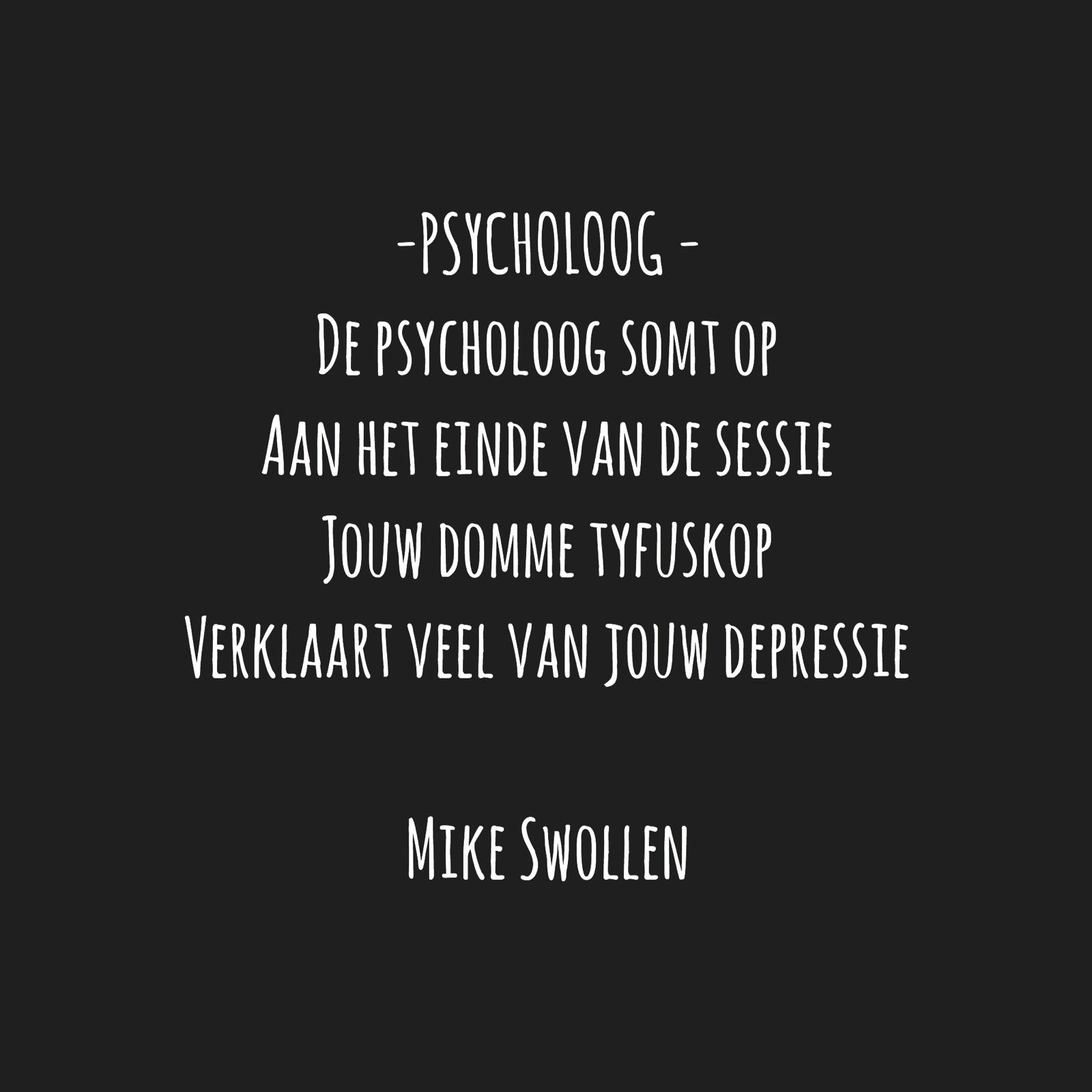 Swollinski gedicht Psycholoog