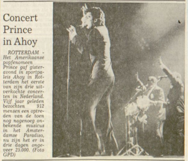 Uit de Leeuwarder Courant van 18 augustus 1986