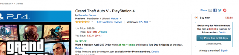 Amazon beperkt game-verkopen (Foto: Amazon)