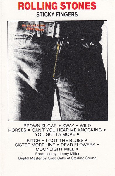 The Rolling Stones - Sticky Fingers tape