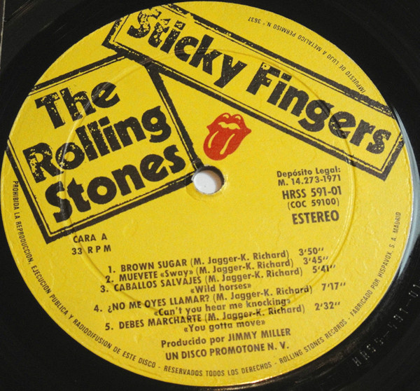The Rolling Stones - Sticky Fingers A