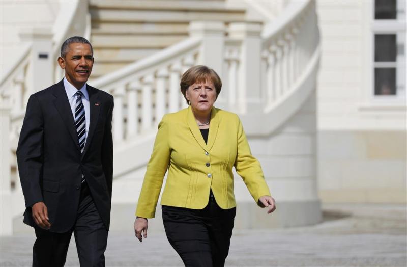 Minitop Obama en Europese leiders