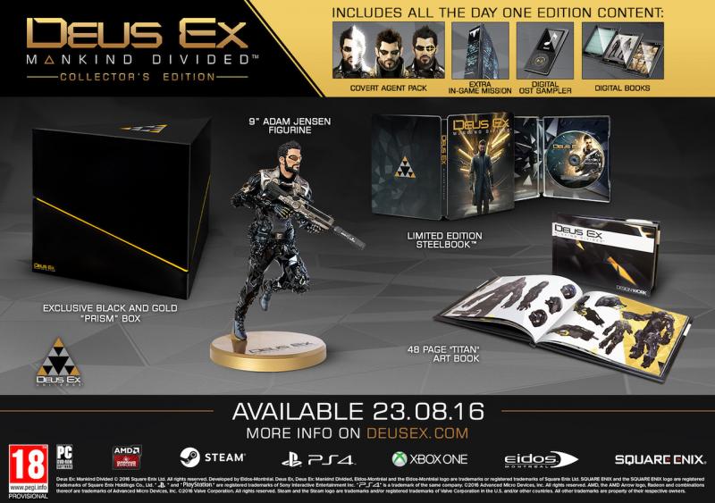 Deus Ex: Mankind Divided Collector's Edition (Foto: Square Enix)