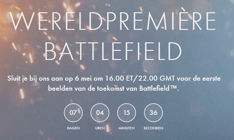 Battlefieldaankondiging