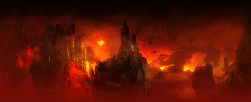 Doom-artwork van omgevingen (Foto: Bethesda)