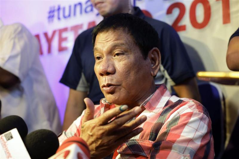 Duterte nieuwe president van Filipijnen