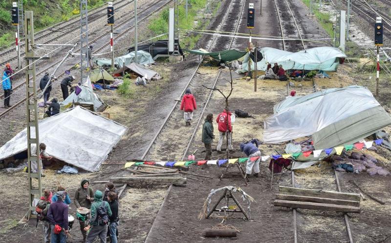 Blokkade bruinkoolcentrale voorbij