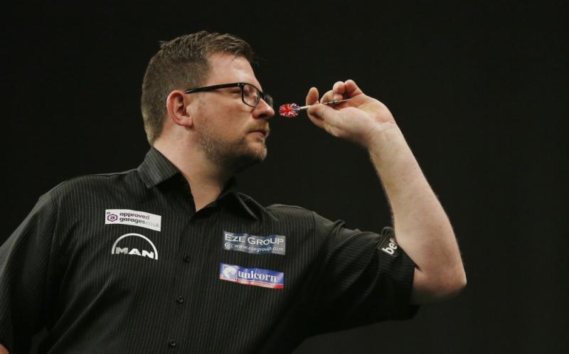 James Wade wint zijn tweede Euro Tour-toernooi. (PRO SHOTS/Action Images)