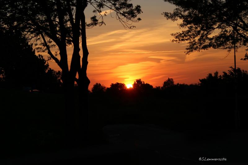 Zonsondergang in Heerlen (Foto: Luuntje)