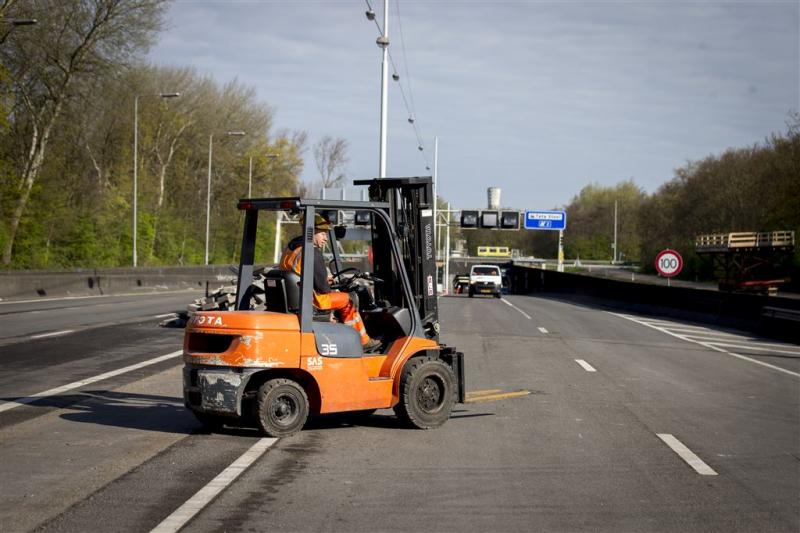 Veel wegen dicht door werkzaamheden