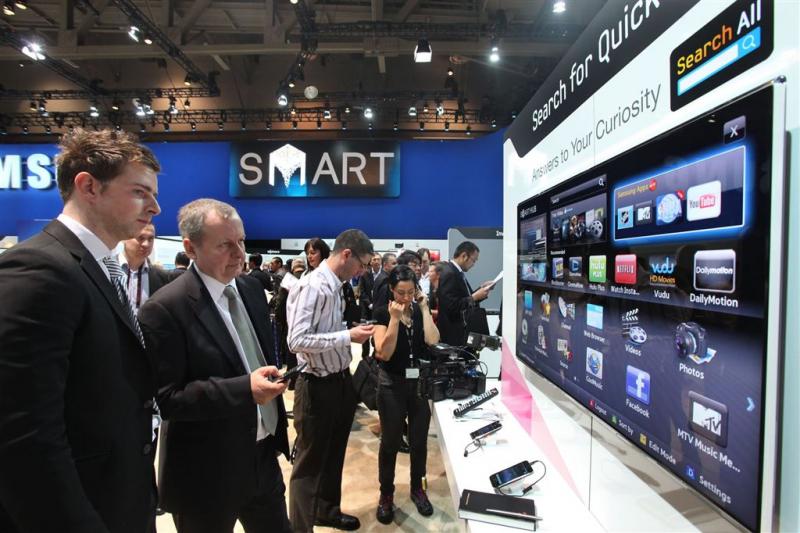 Smart-tv's Samsung maken reclame