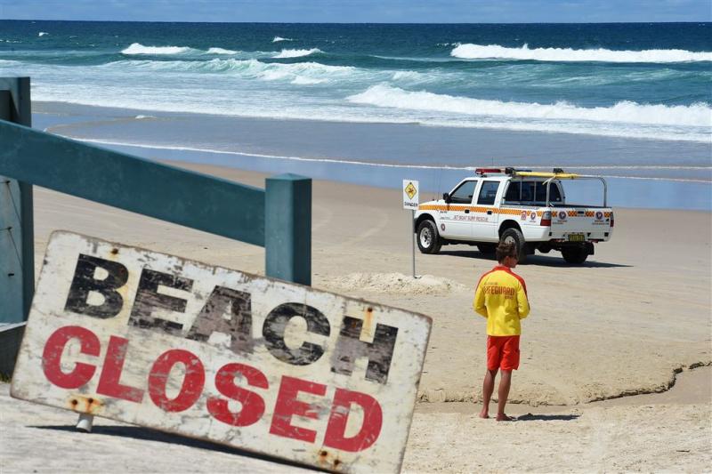 Surfer verliest been door haai