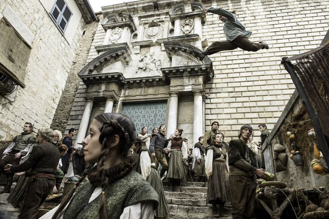 Game of Thrones Arya jump