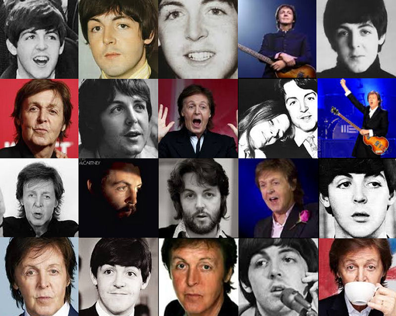 Paul McCartney door de jaren heen
