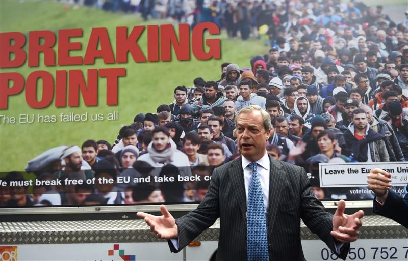 Farage beschuldigd van smakeloze propaganda