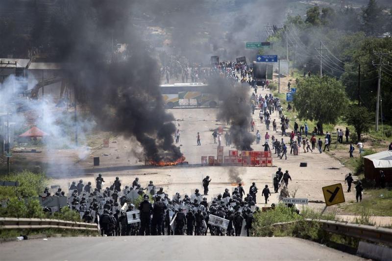Doden bij lerarenprotest in Mexico